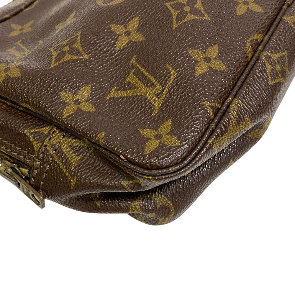 LOUIS VUITTON Clutch bag M47524 leather Brown Monogram Truth Cracking T 23