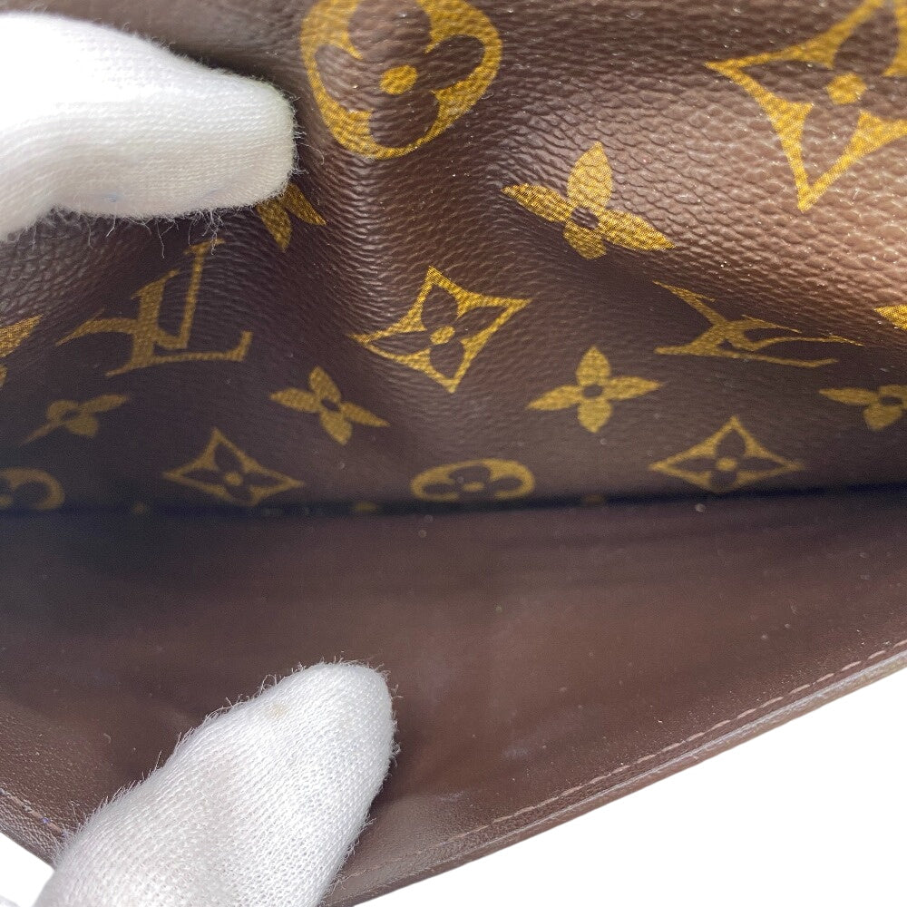 LOUIS VUITTON Long Wallet Purse M6049G leather Brown Monogram epi Portefeuille Marie Luron