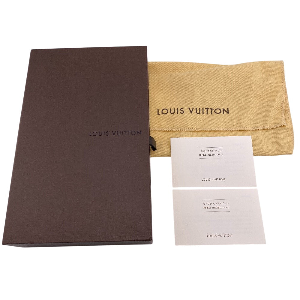 LOUIS VUITTON Long Wallet Purse M6049G leather Brown Monogram epi Portefeuille Marie Luron