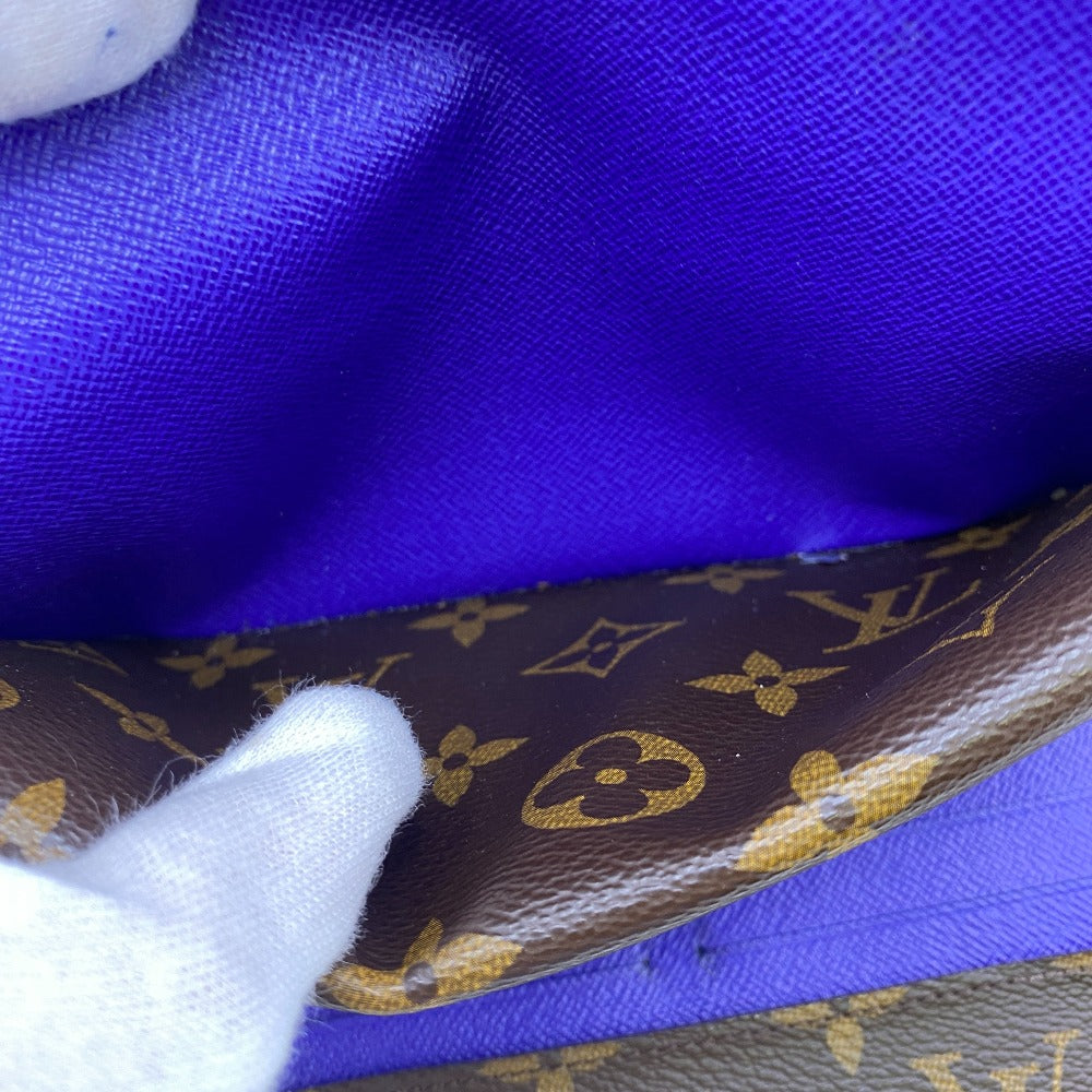 LOUIS VUITTON Long Wallet Purse M6049G leather Brown Monogram epi Portefeuille Marie Luron