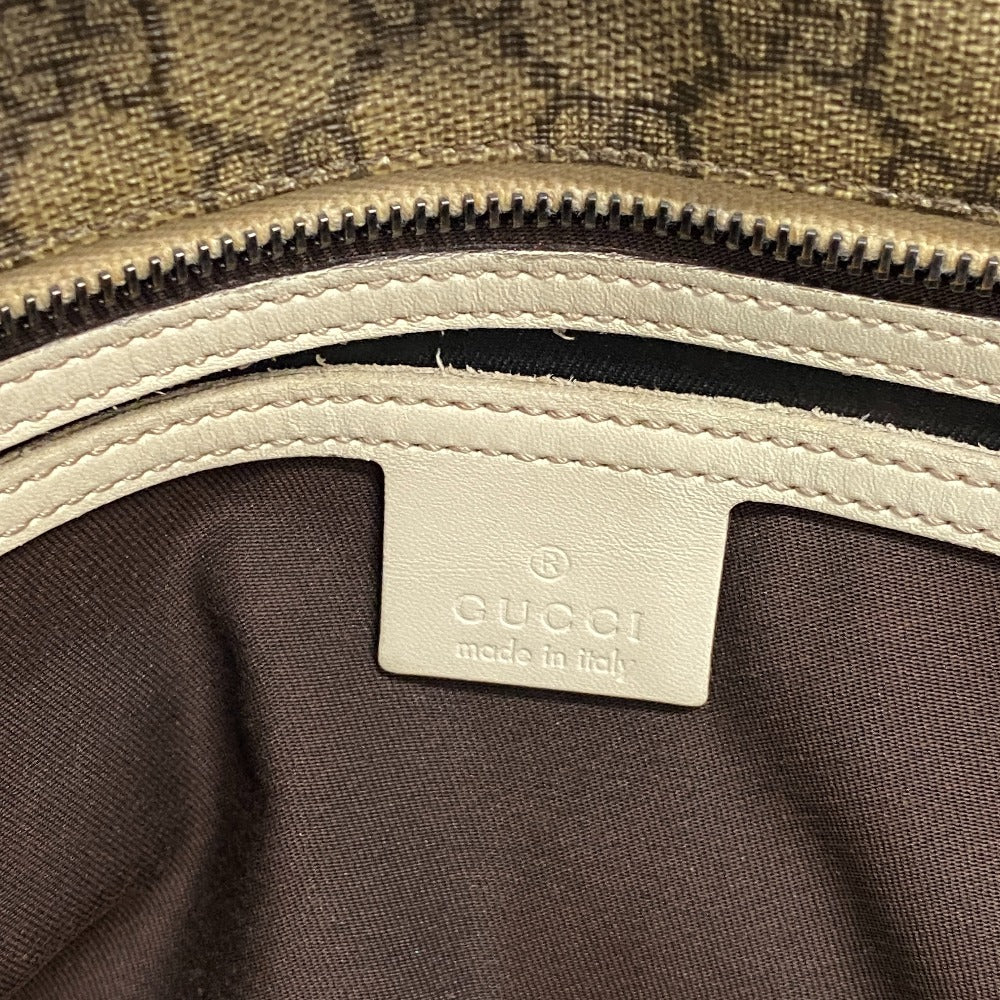 GUCCI Tote Bag 211137 GG Supreme Canvas white GG pattern