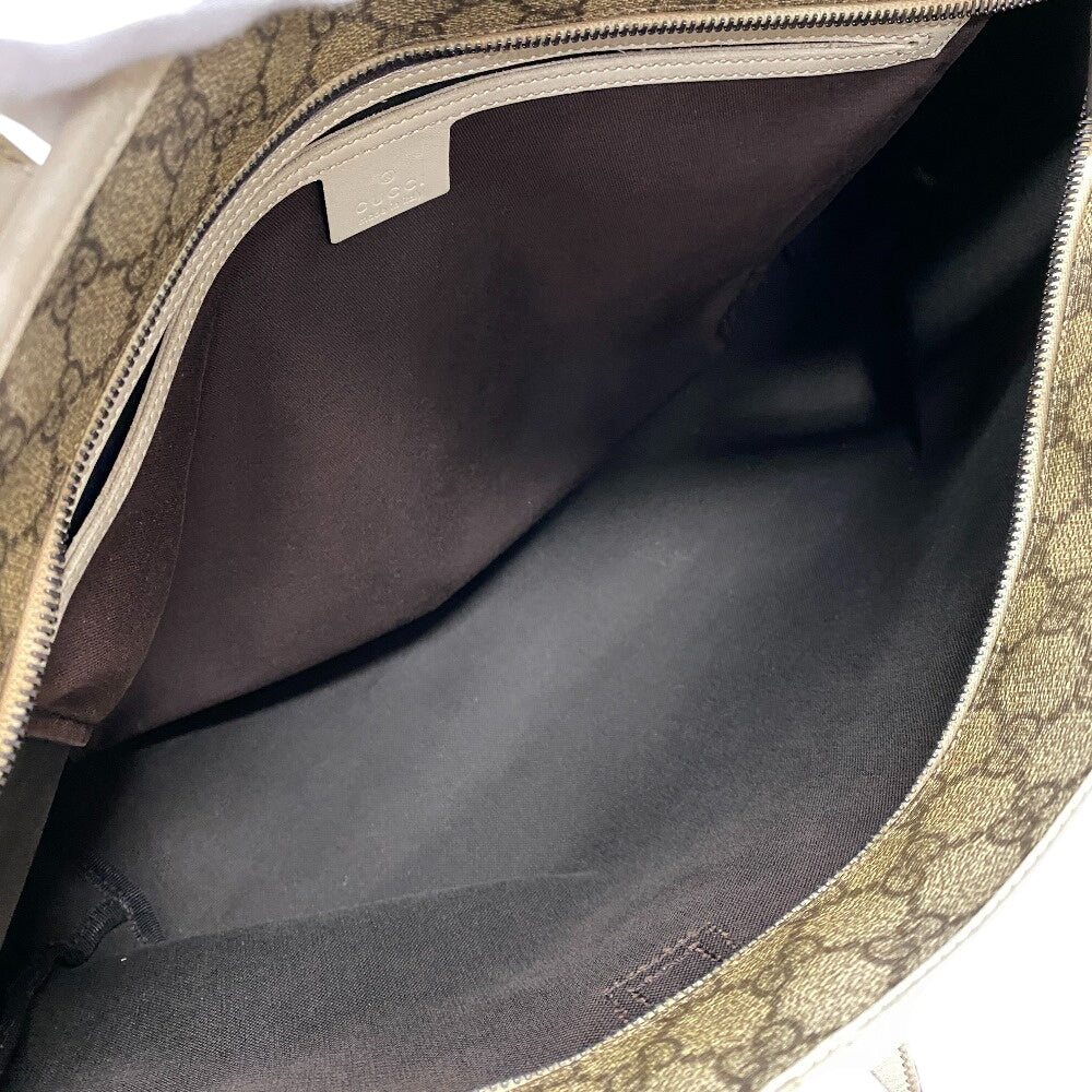 GUCCI Tote Bag 211137 GG Supreme Canvas white GG pattern