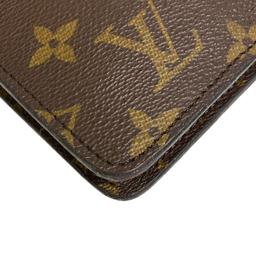 LOUIS VUITTON Shoulder Bag M51815 leather Brown Monogram Double mule