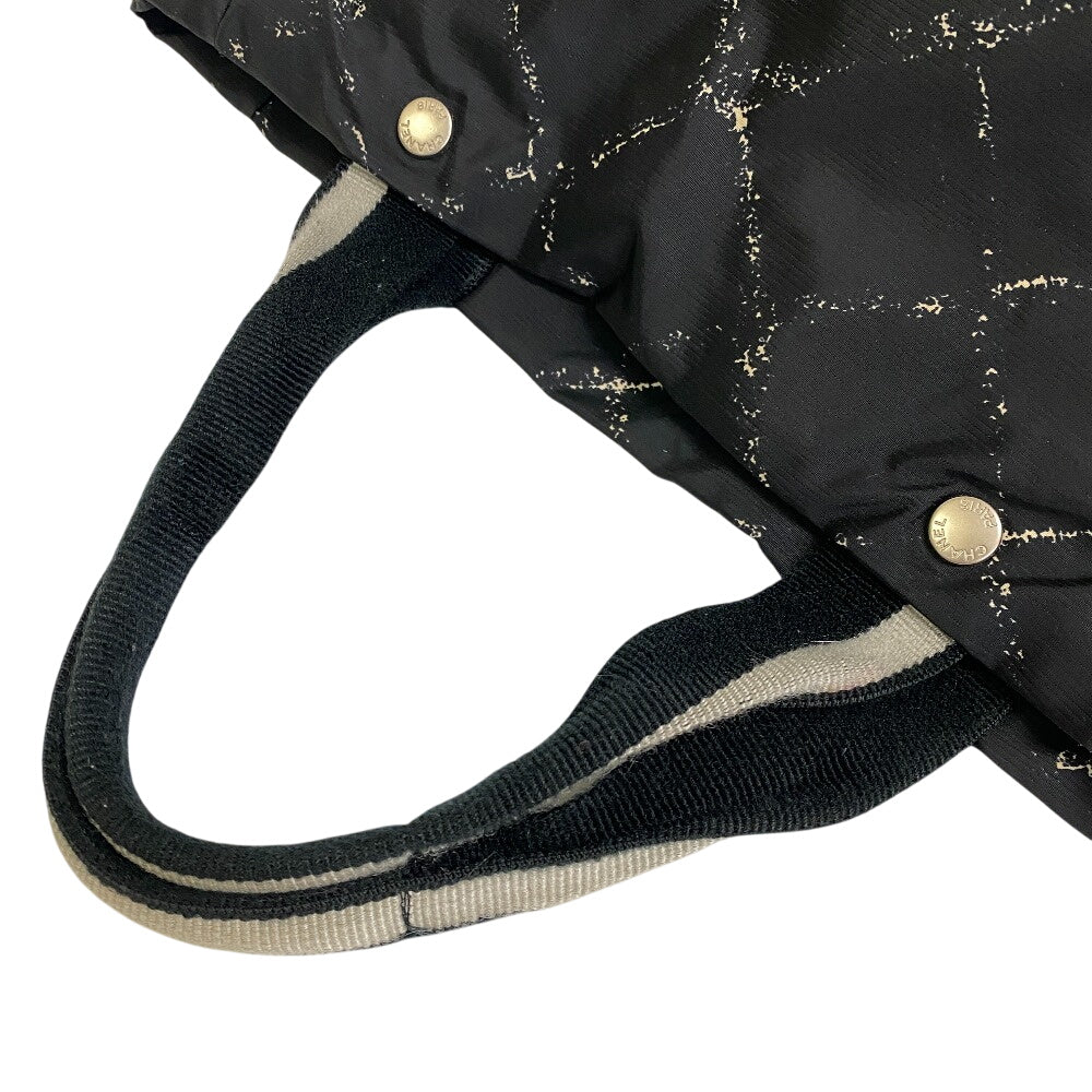 CHANEL Tote Bag Nylon black Old travel line MMTote Bag