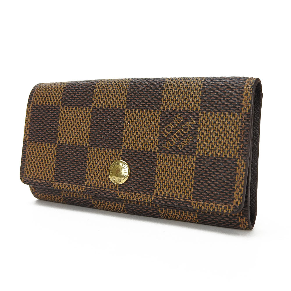 LOUIS VUITTON Key case Key holder N62631 Damier Brown Multicles4