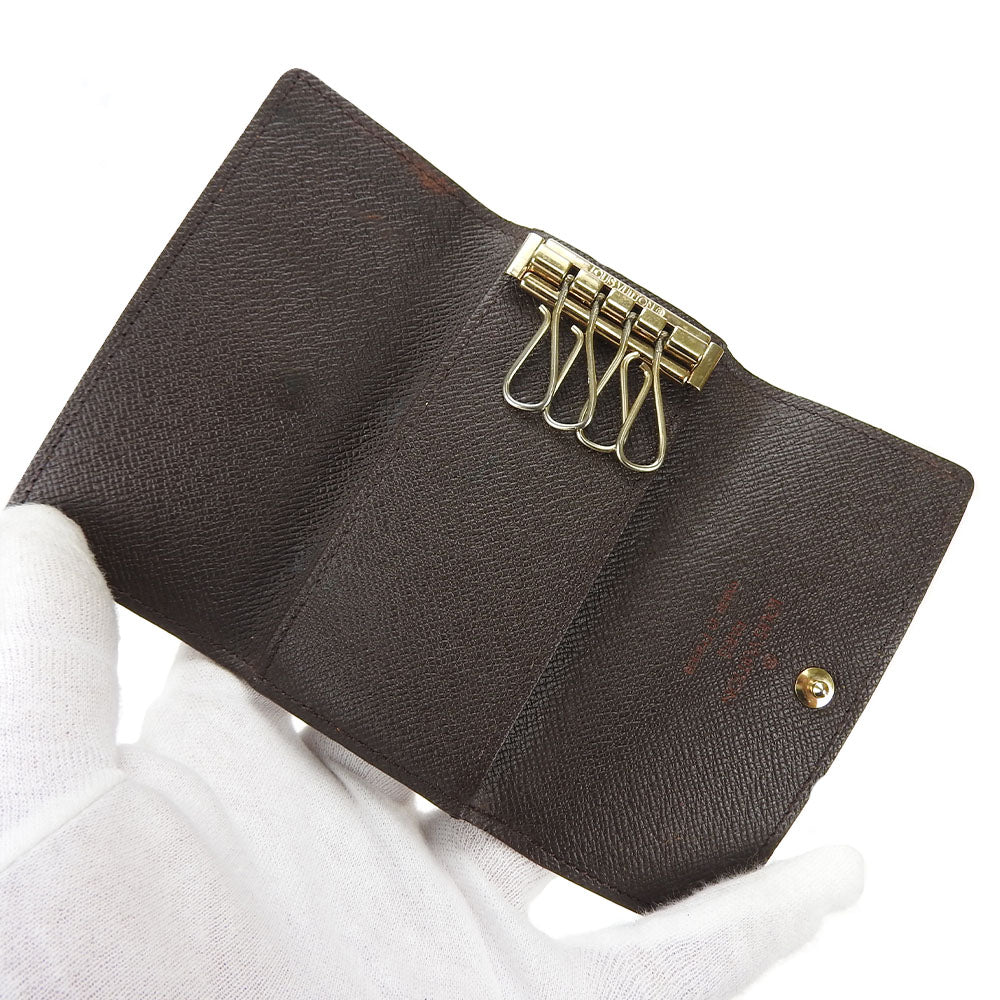 LOUIS VUITTON Key case Key holder N62631 Damier Brown Multicles4