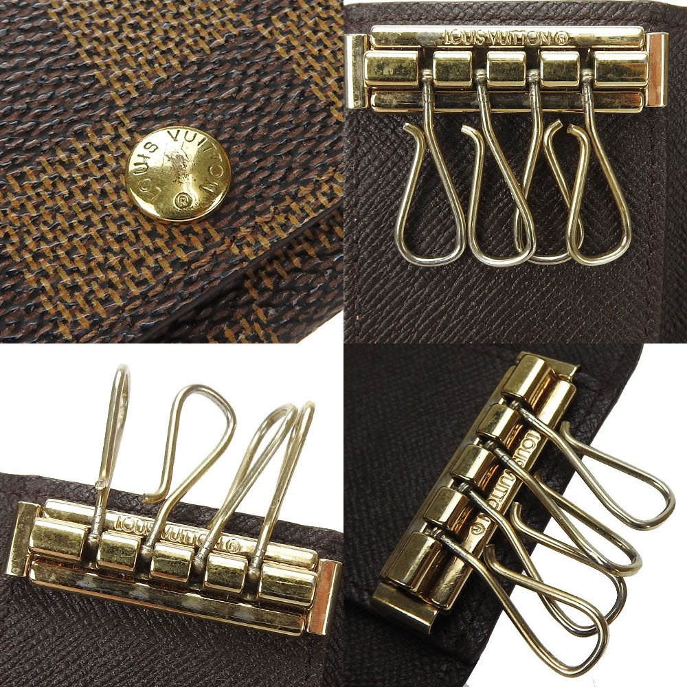 LOUIS VUITTON Key case Key holder N62631 Damier Brown Multicles4
