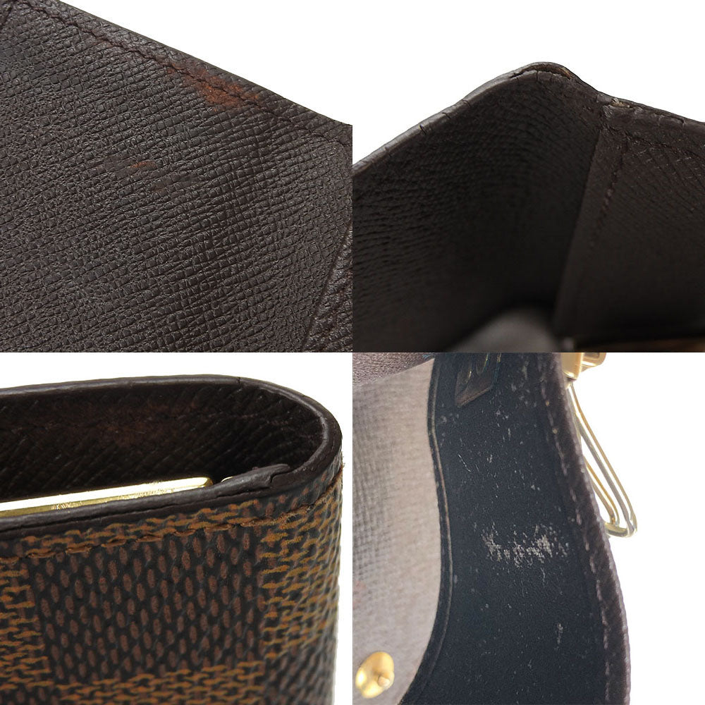 LOUIS VUITTON Key case Key holder N62631 Damier Brown Multicles4