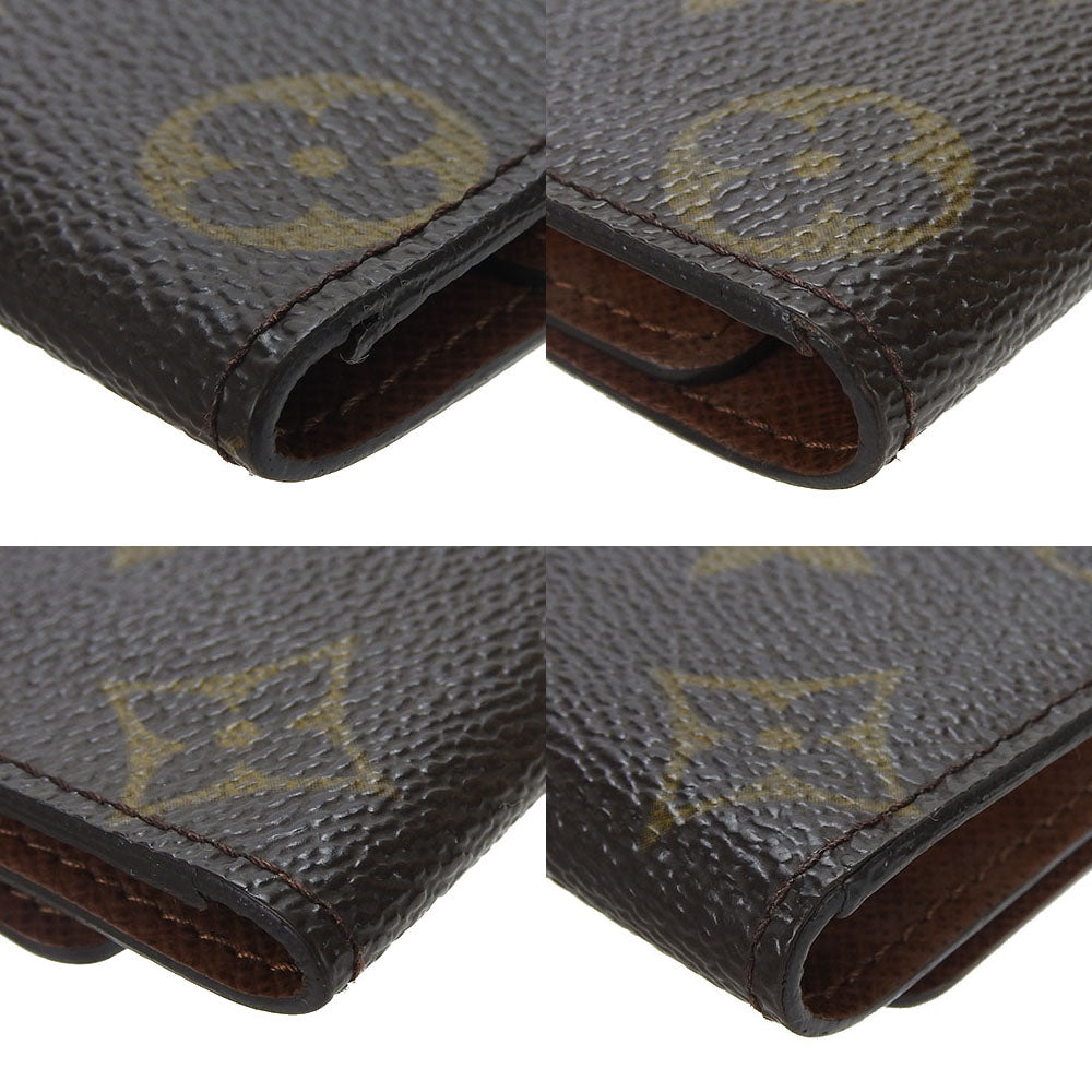 LOUIS VUITTON Key case Key holder M62630 Monogram canvas, leather Brown Multicles6