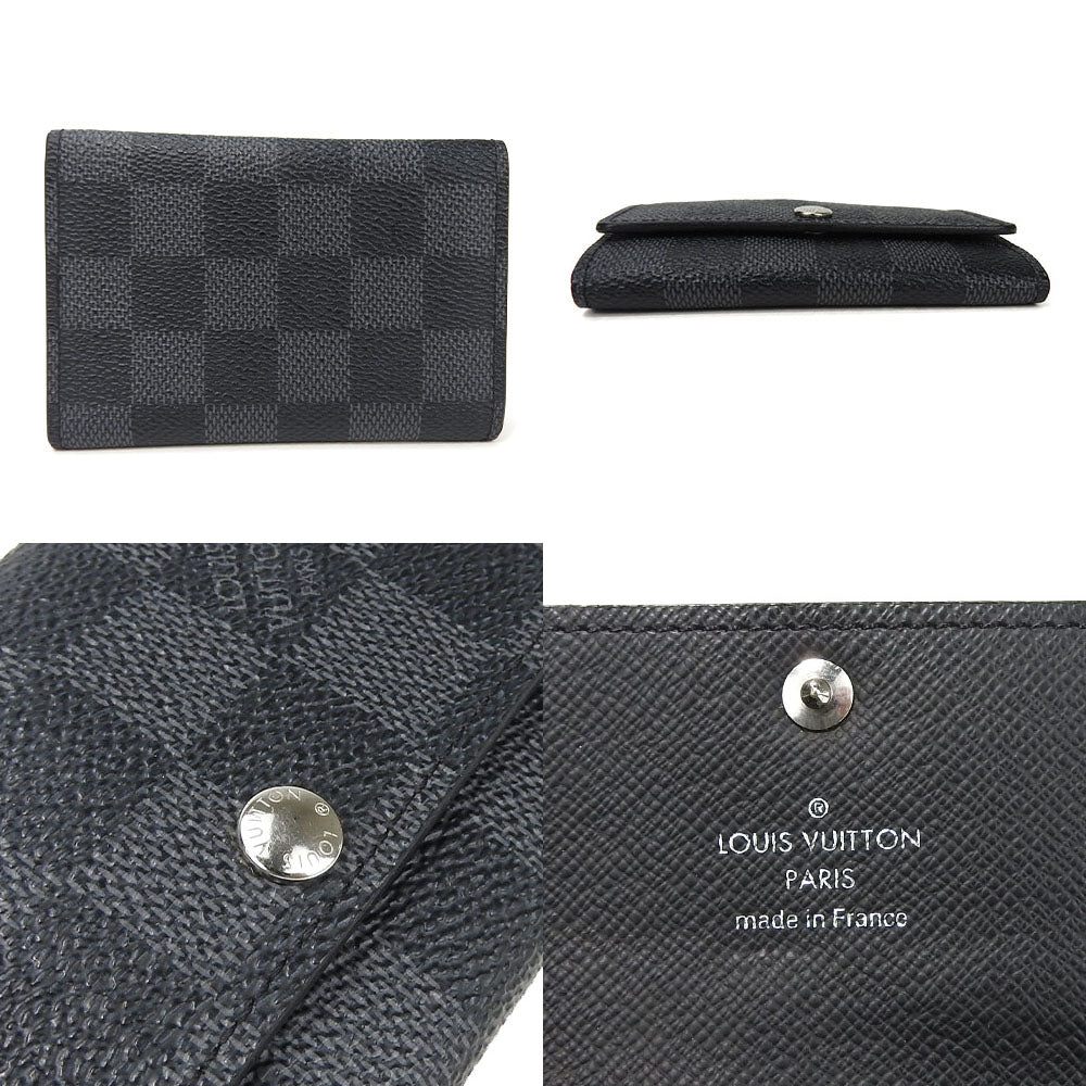 LOUIS VUITTON Key case Key holder N62662 Damier Grafitte black
