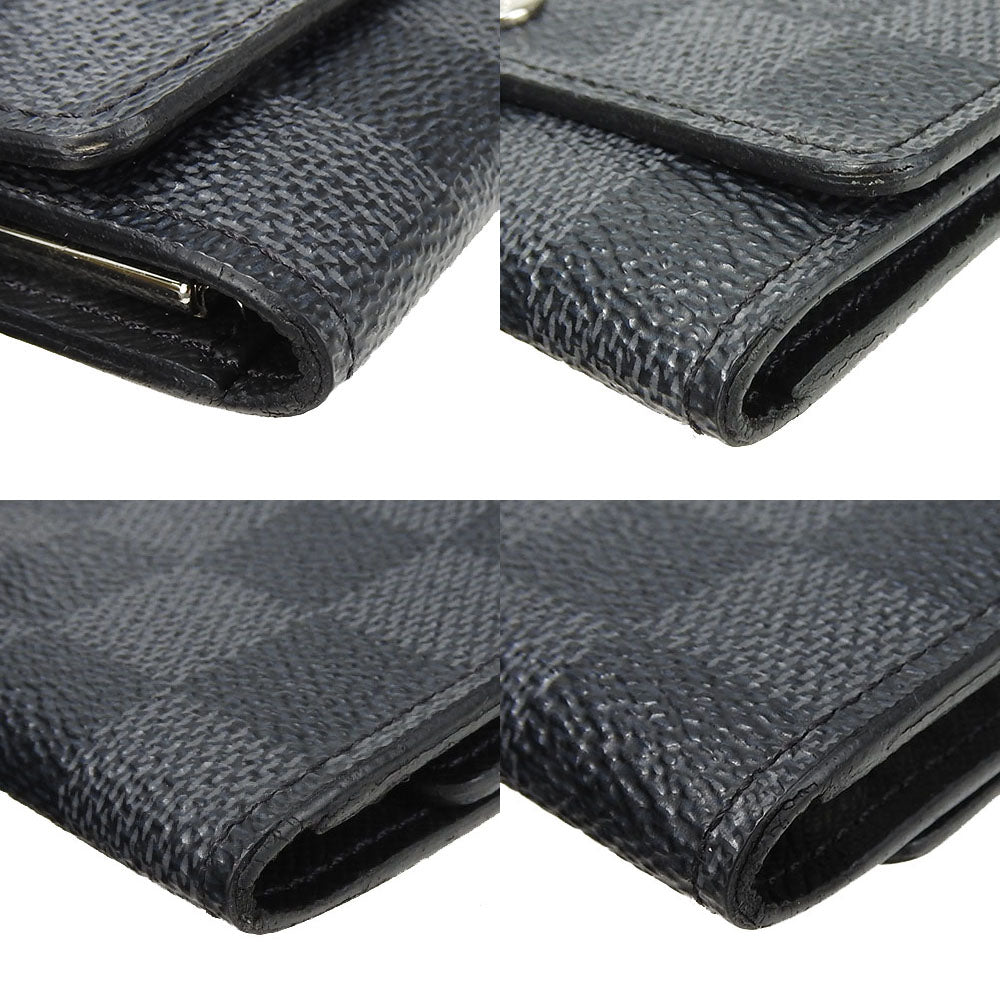 LOUIS VUITTON Key case Key holder N62662 Damier Grafitte black