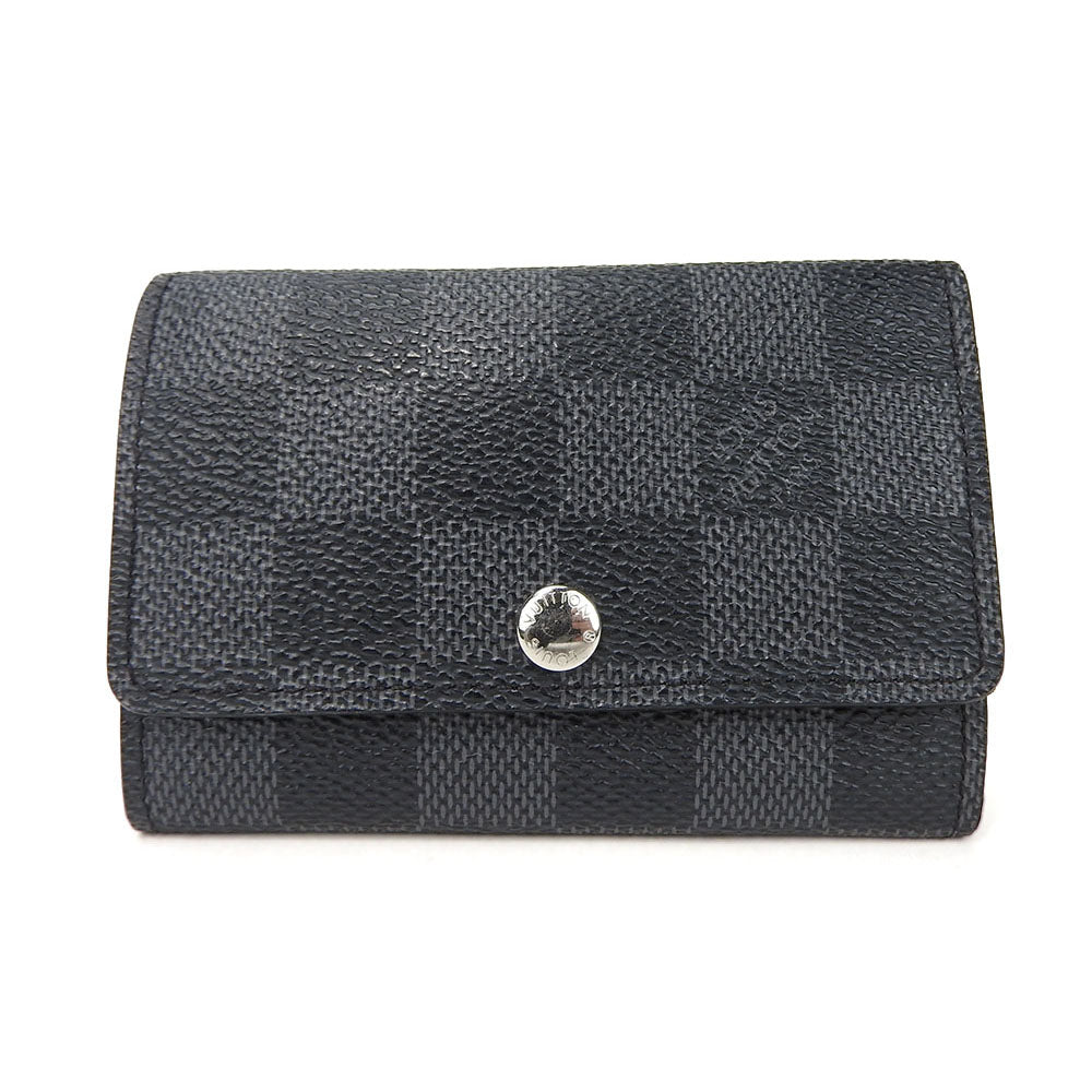 LOUIS VUITTON Key case Key holder N62662 Damier Grafitte black