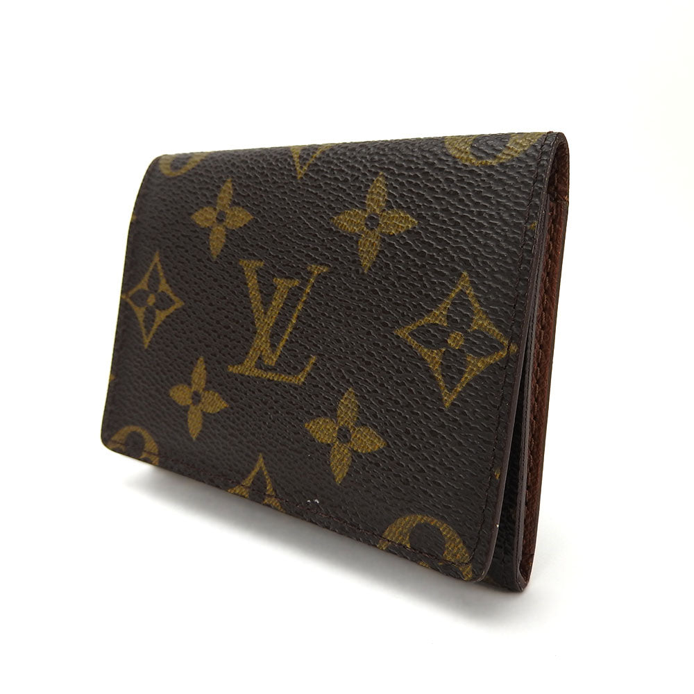 LOUIS VUITTON Card Case M62920 Monogram Brown Annevelt Cult de Visit