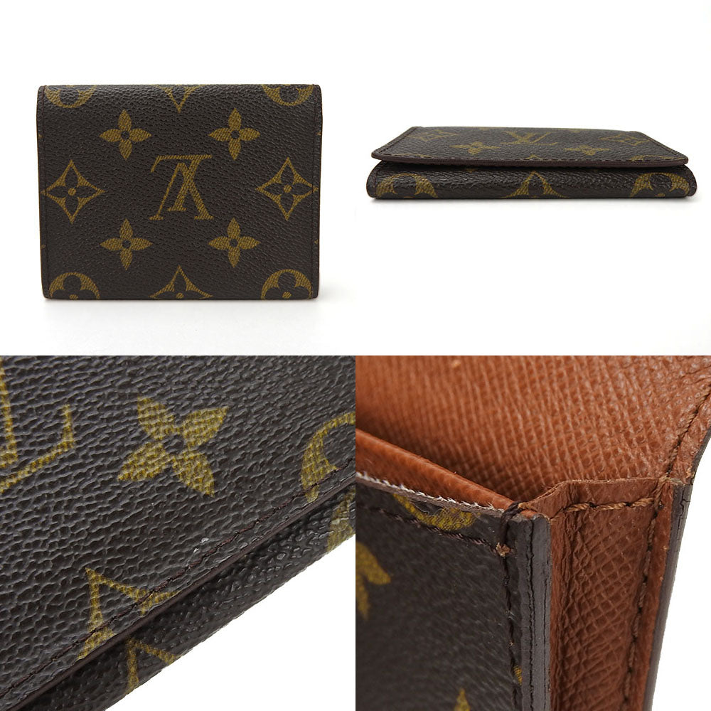 LOUIS VUITTON Card Case M62920 Monogram Brown Annevelt Cult de Visit