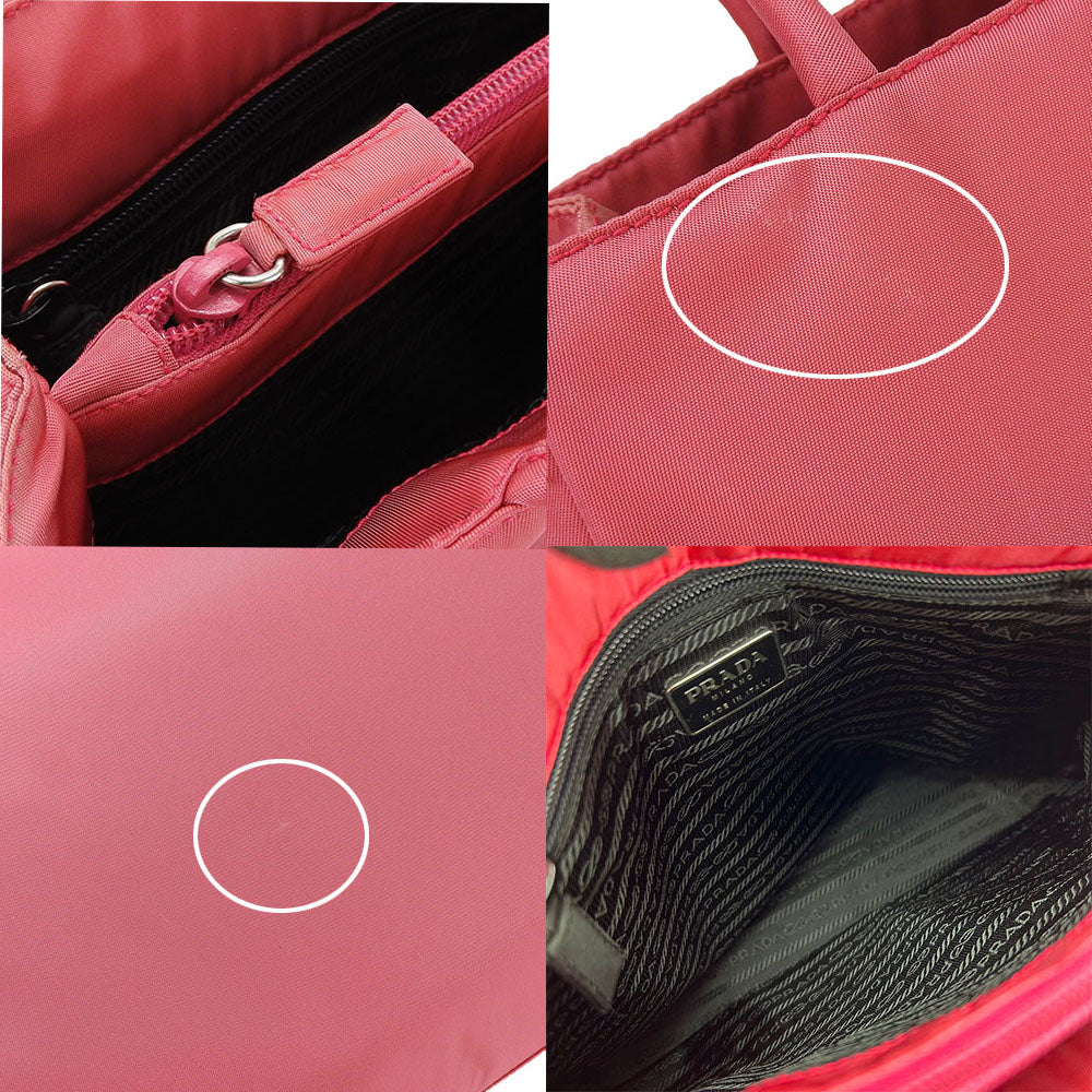 PRADA Handbag B3864 Nylon pink