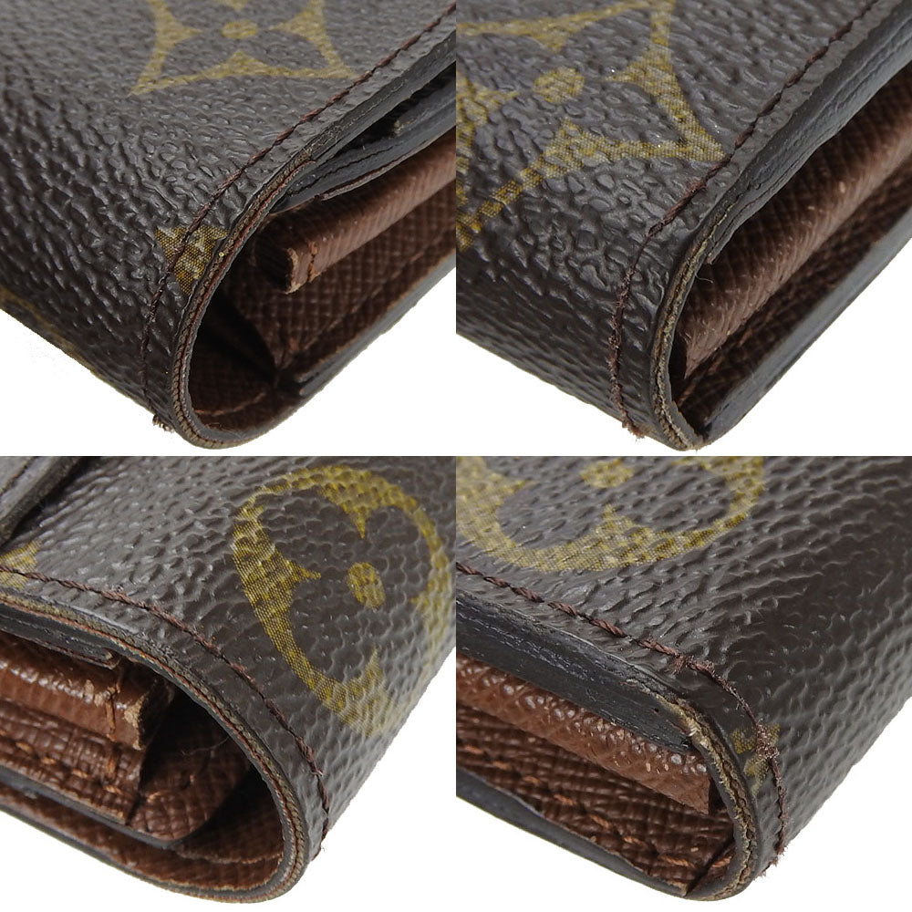 LOUIS VUITTON Long Wallet Purse M60531 Monogram Brown Portefeuille Sara
