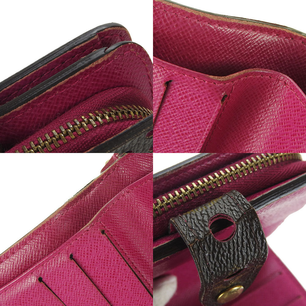 LOUIS VUITTON Bifold Wallet M95188 Monogram Perfo Fuchsia