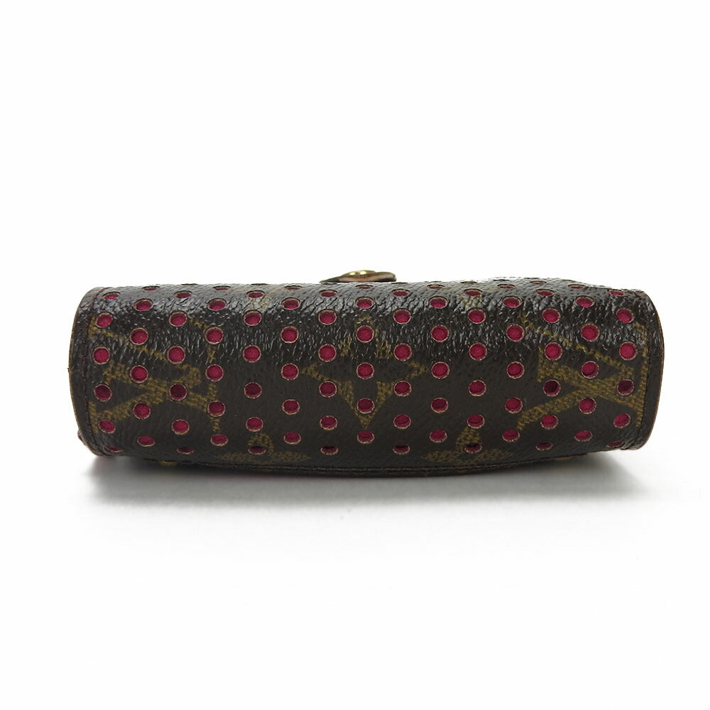 LOUIS VUITTON Bifold Wallet M95188 Monogram Perfo Fuchsia