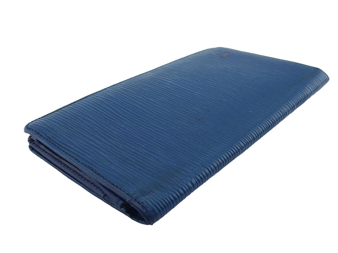 LOUIS VUITTON Bill Compartment M63215 blue Porto Cartes Cridit Yen