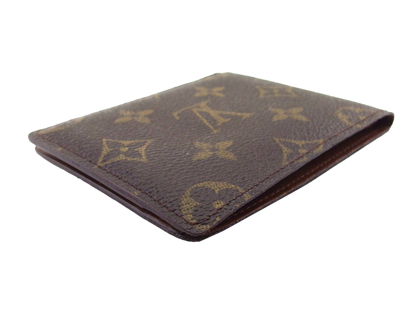 LOUIS VUITTON Bill Compartment M60930 Brown beige Porte Billets9Cartes Crdit
