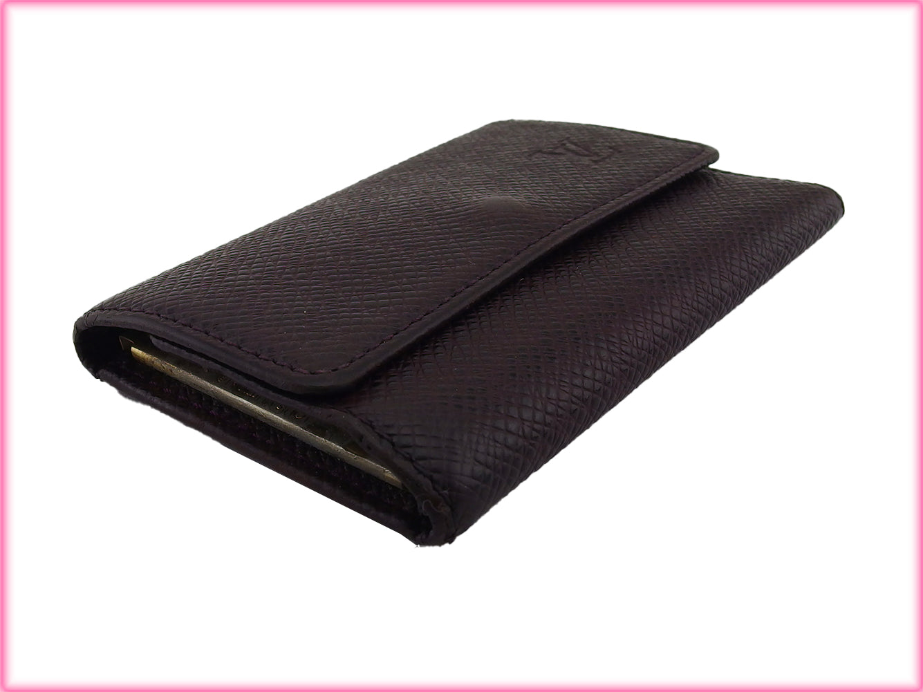 LOUIS VUITTON Key case Key holder M30536 Brown purple Multicles6
