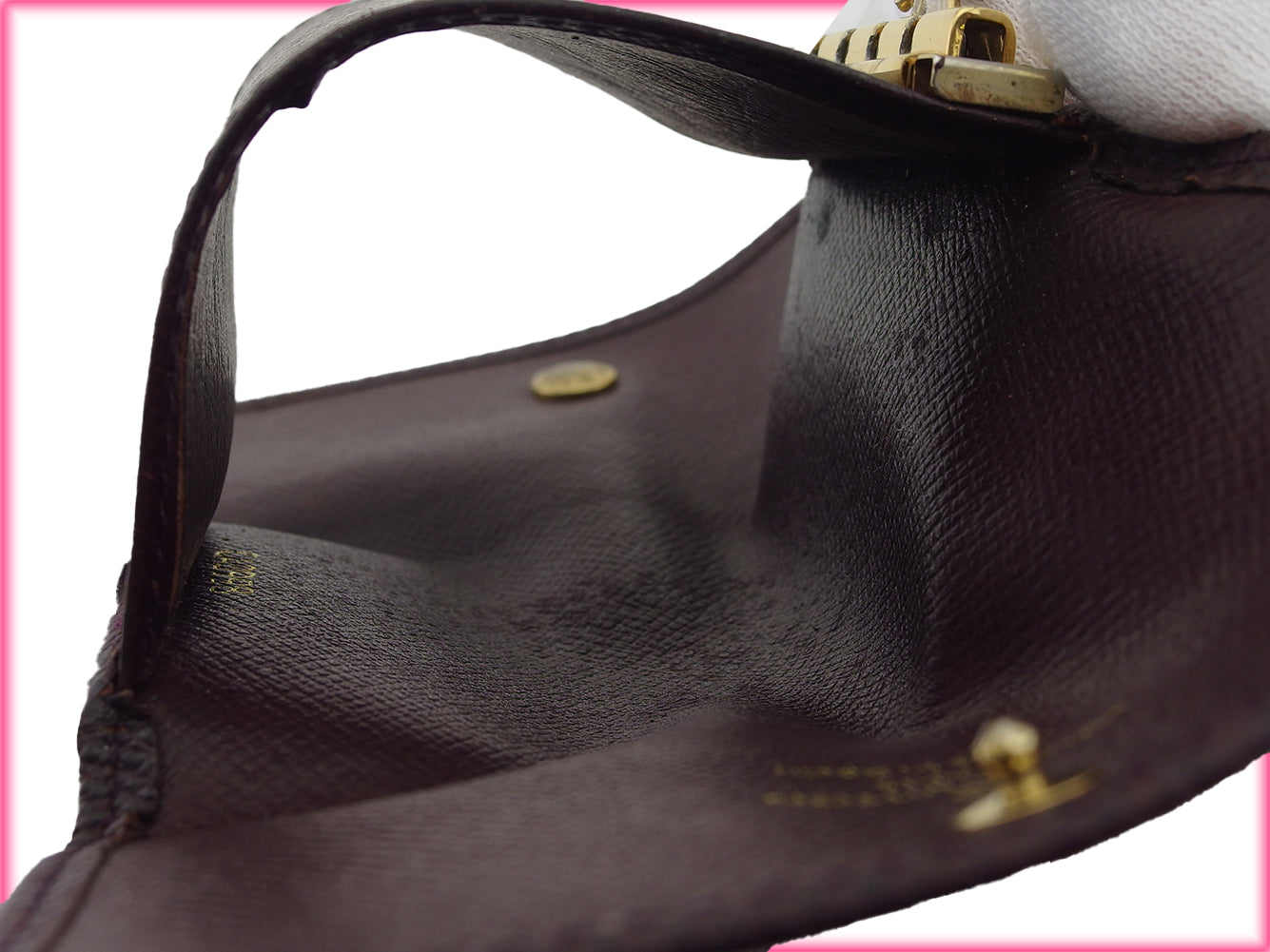 LOUIS VUITTON Key case Key holder M30536 Brown purple Multicles6