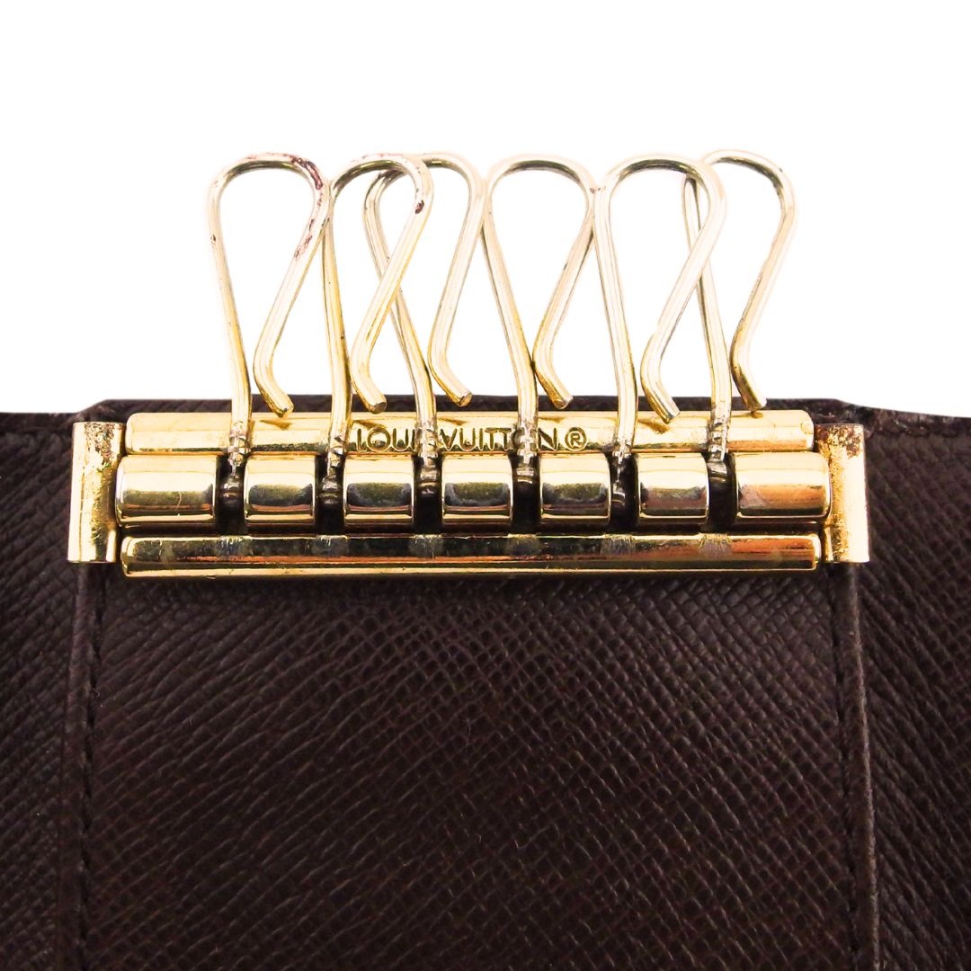 LOUIS VUITTON Key case Key holder N62630 Brown beige Multicles6