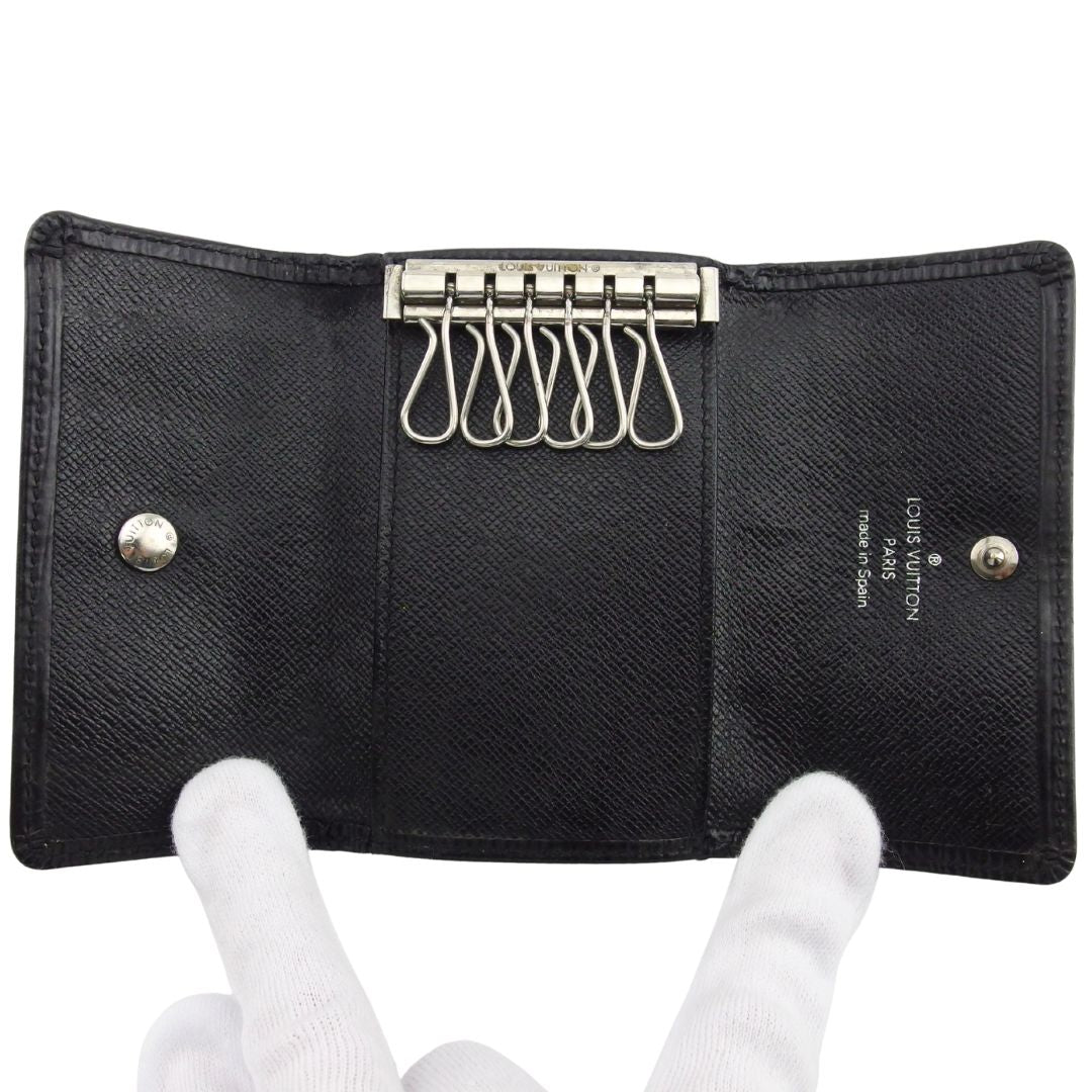 LOUIS VUITTON Key case Key holder M63812 black Multicles6