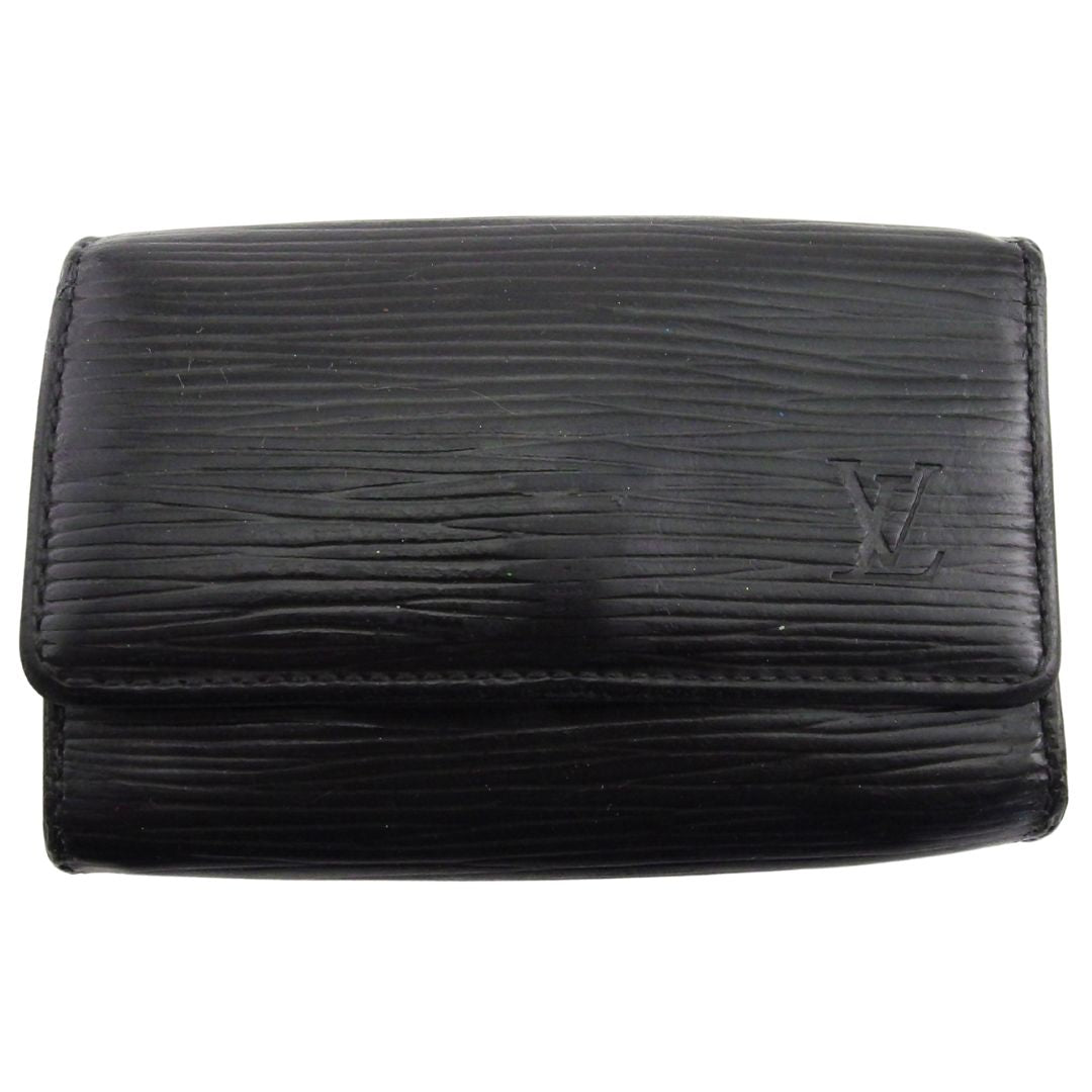 LOUIS VUITTON Key case Key holder M63812 black Multicles6