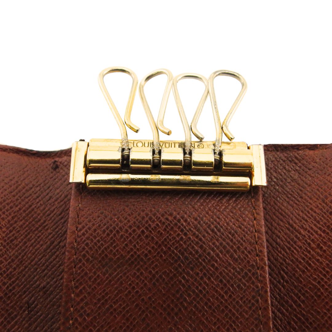 LOUIS VUITTON Key case Key holder M62631 Brown beige Multicles4