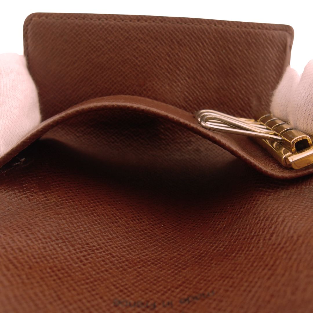 LOUIS VUITTON Key case Key holder M62631 Brown beige Multicles4