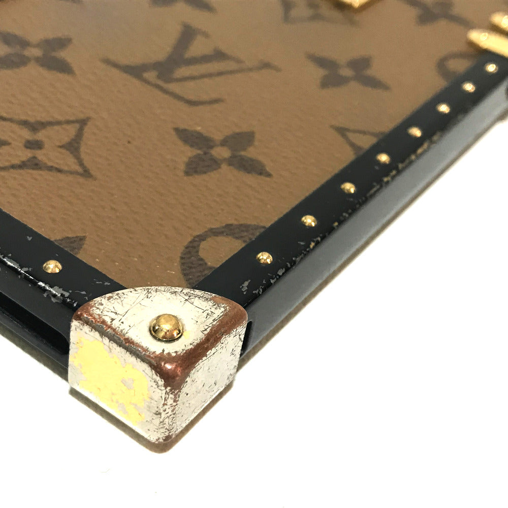 LOUIS VUITTON iPhone case M64487 Monogram Reverse Canvas, Plastic Brown Monogram reverse i Trunk iPhone 7+