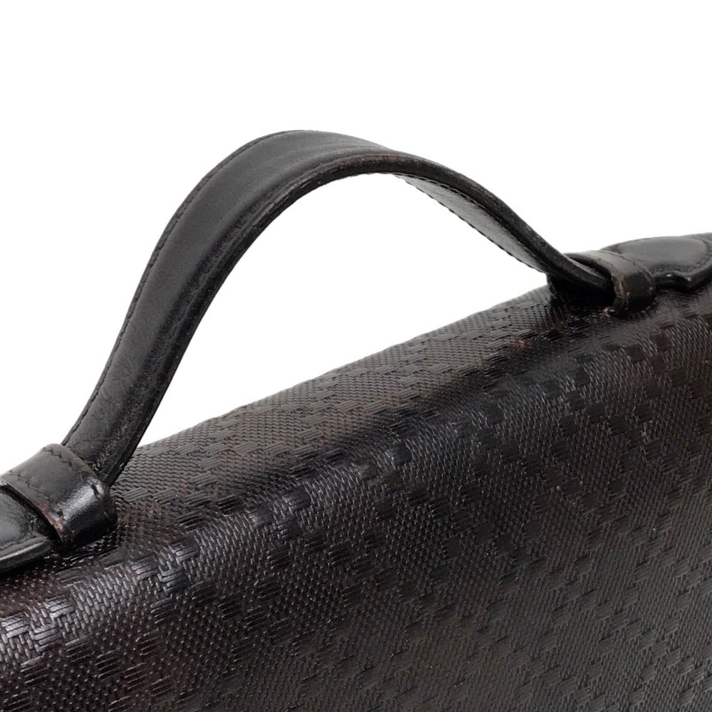 GUCCI Long Wallet Purse 269883 leather Dark brown Diamante Travel case