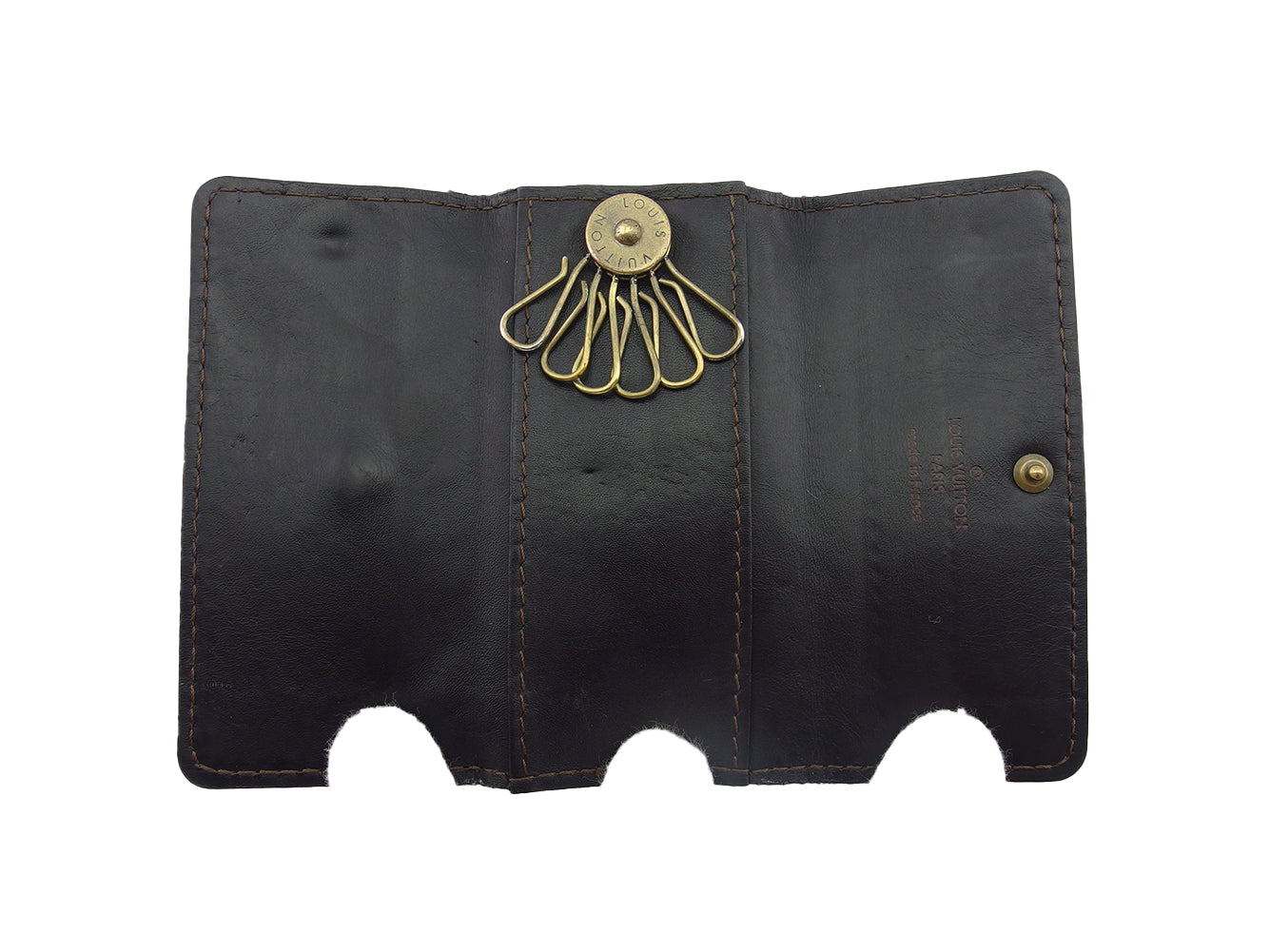 LOUIS VUITTON Key case Key holder M95539 Brown Multicles6