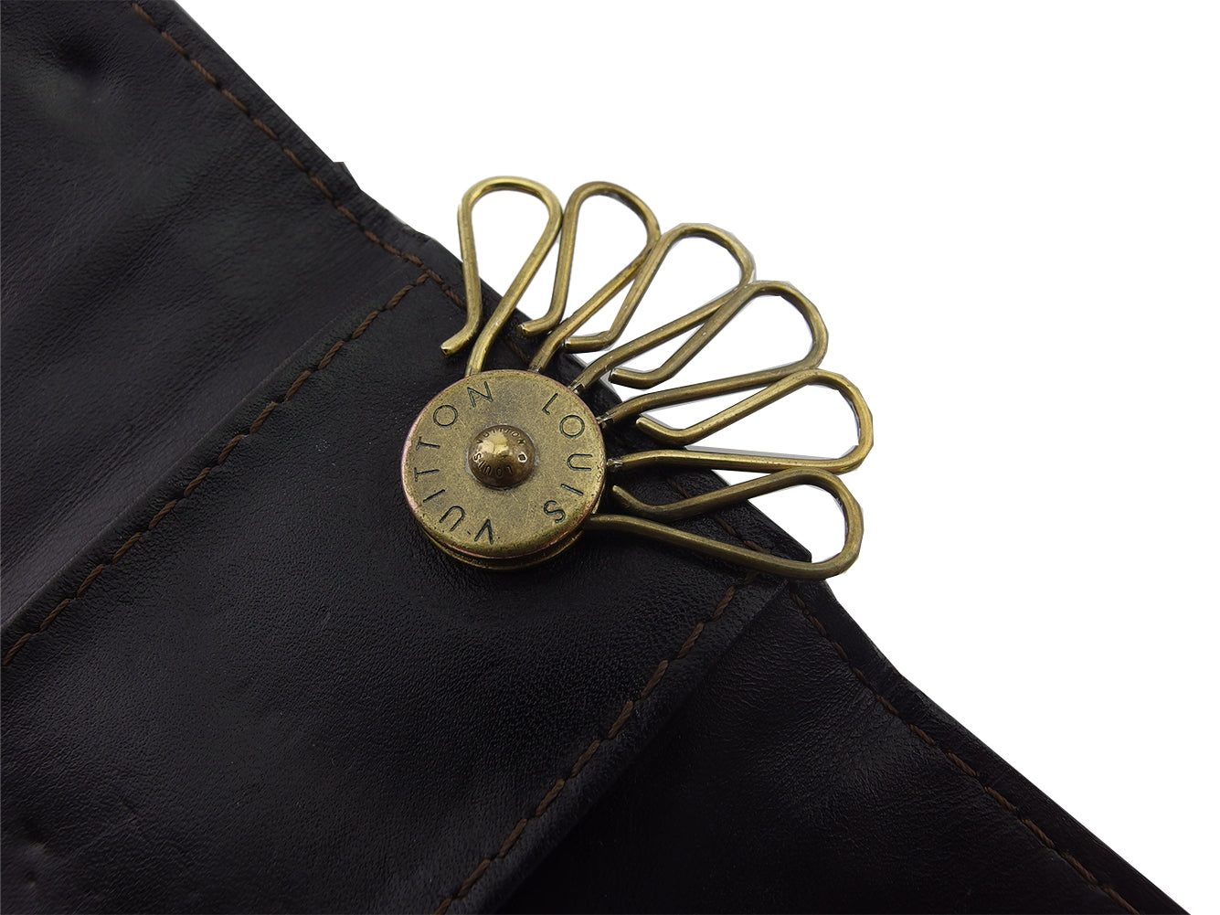 LOUIS VUITTON Key case Key holder M95539 Brown Multicles6