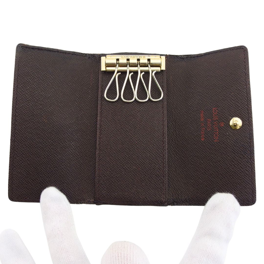 LOUIS VUITTON Key case Key holder Ebene Multicles4