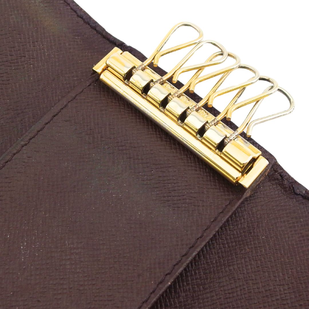 LOUIS VUITTON Key case Key holder Ebene Multicles6