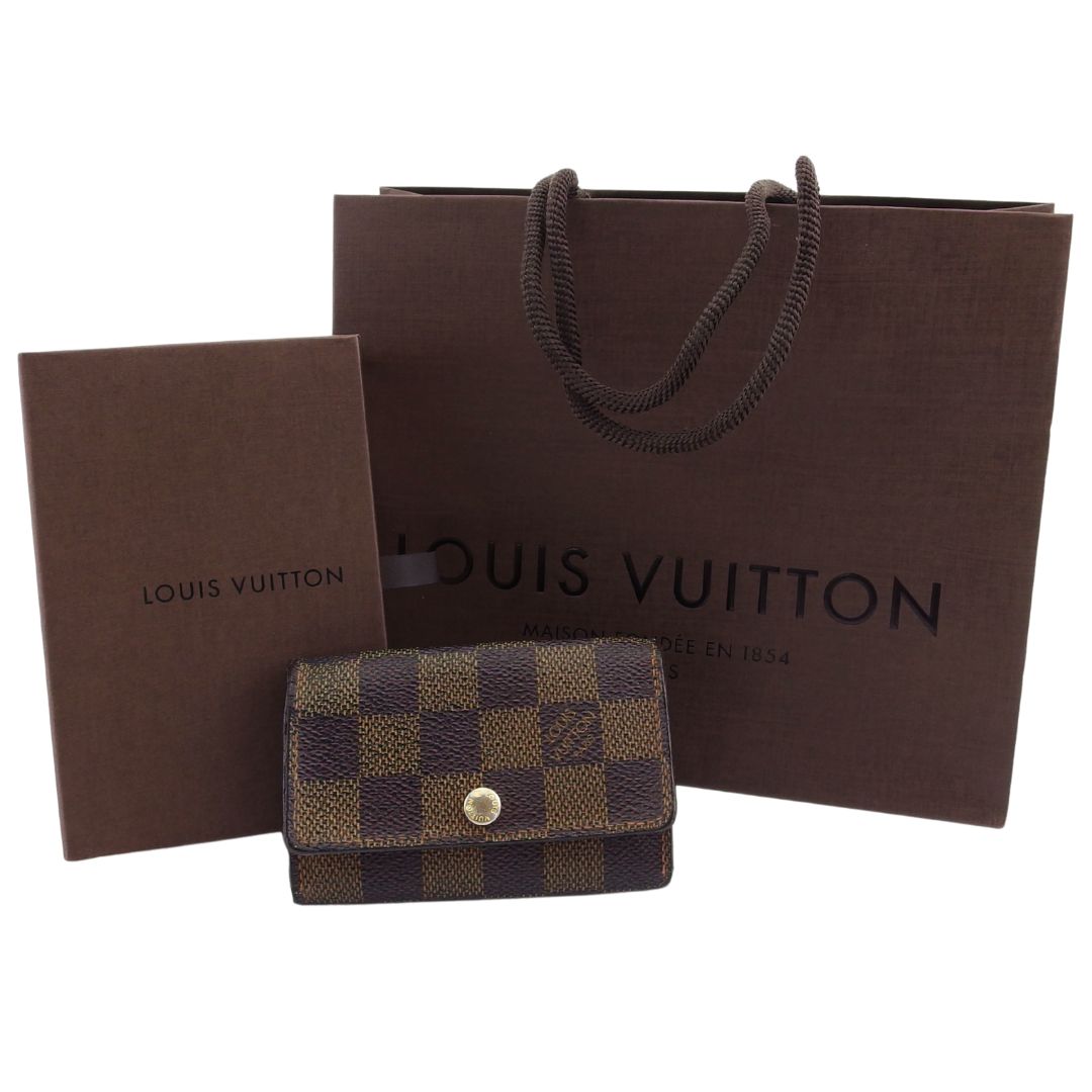 LOUIS VUITTON Key case Key holder Ebene Multicles6