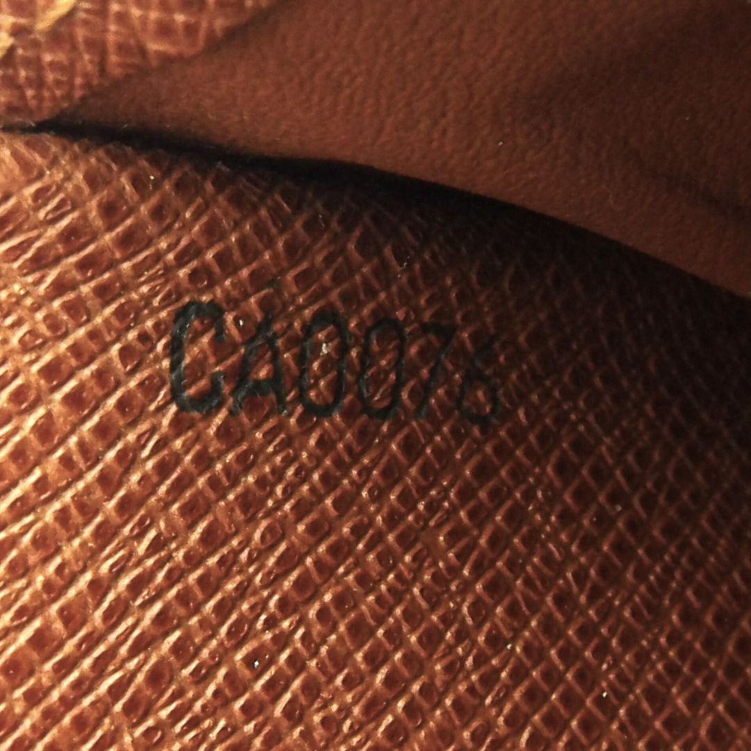 LOUIS VUITTON Long Wallet Purse Brown x beige Portefeuille Sara