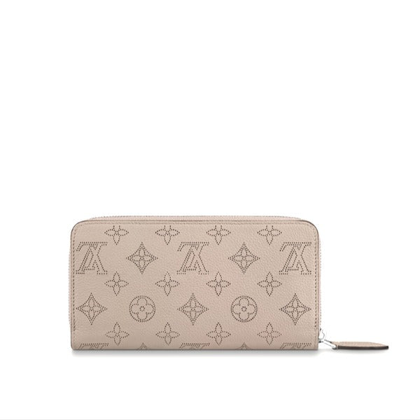 LOUIS VUITTON Long Wallet Purse M69821 Monogram Mahina Galle Zip Around Monogram Mahina Zippy wallet unisex(Unisex) Used Authentic