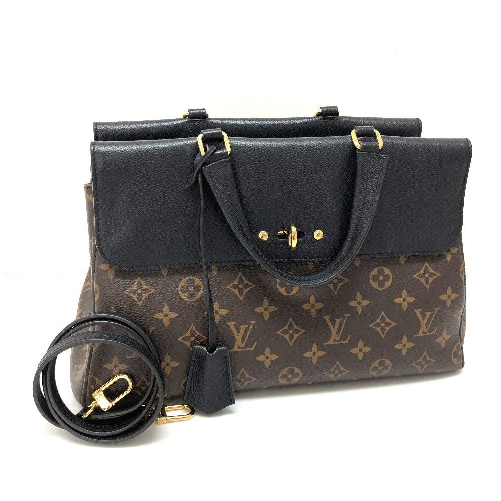LOUIS VUITTON Handbag M41737 Monogram canvas black Monogram Venus Women Used Authentic