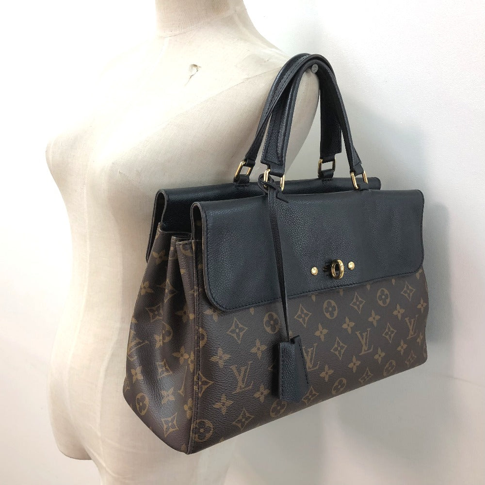 LOUIS VUITTON Handbag M41737 Monogram canvas black Monogram Venus Women Used Authentic
