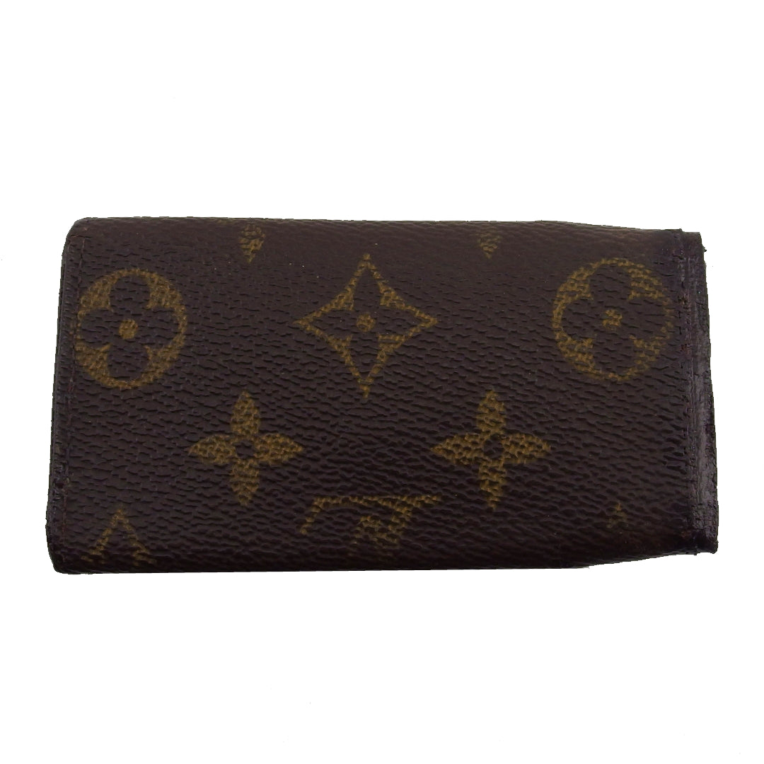 LOUIS VUITTON Key case Key holder M62631 Brown beige Multicles4