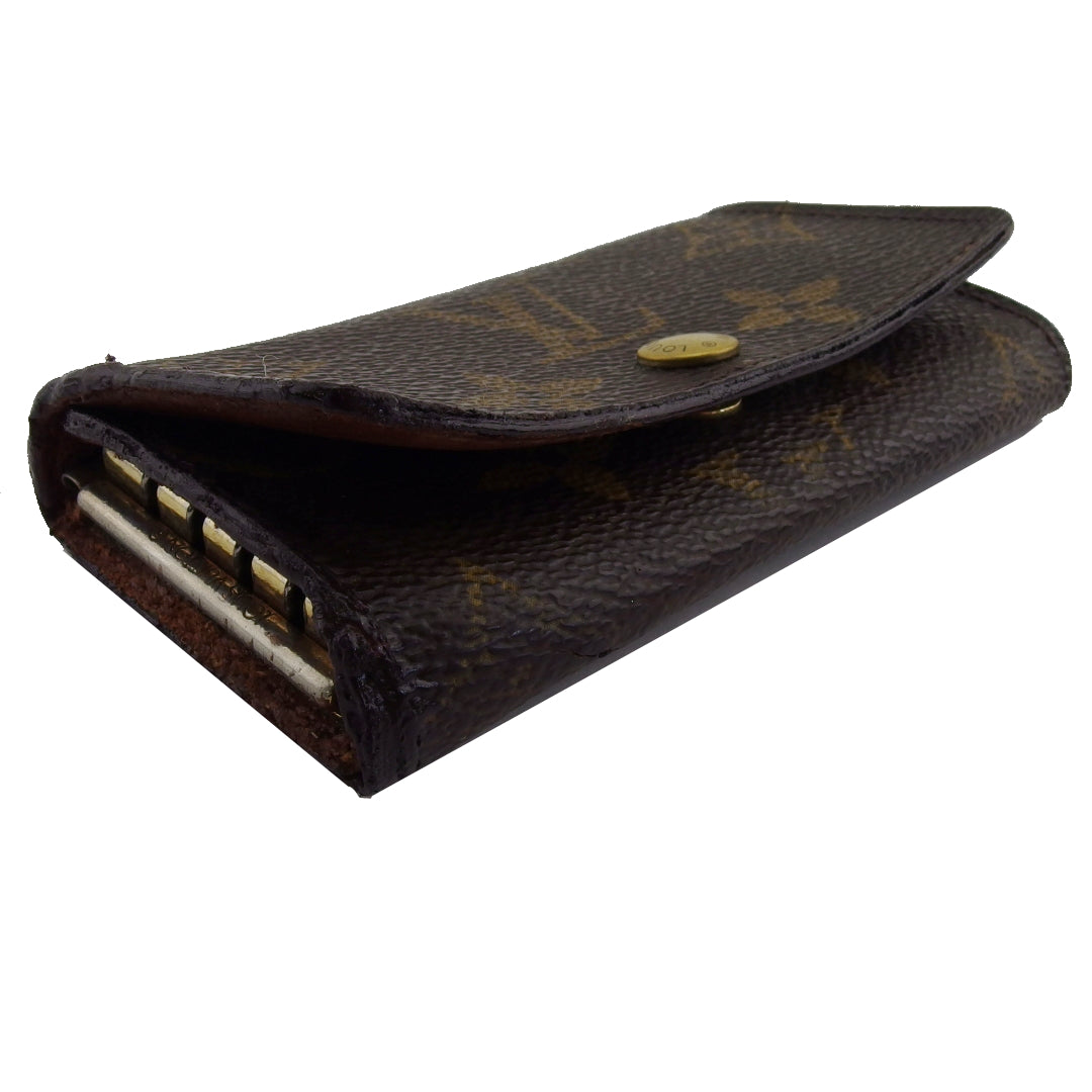 LOUIS VUITTON Key case Key holder M62631 Brown beige Multicles4
