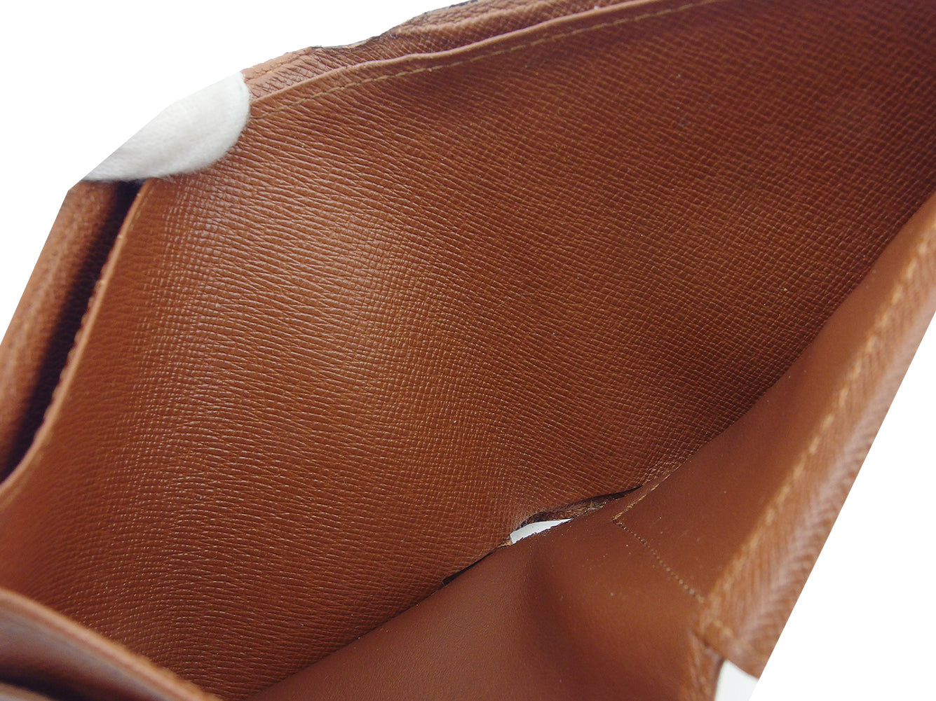 LOUIS VUITTON Bifold Wallet M61665 Brown beige Porte Billets Cartes Crdit Monet