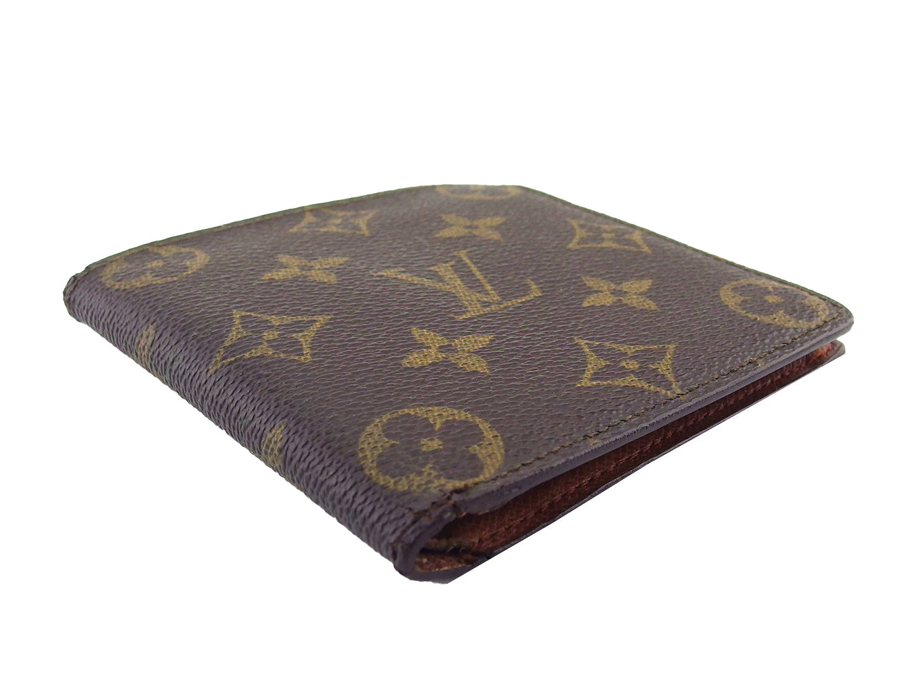 LOUIS VUITTON Bifold Wallet M61665 Brown beige Porte Billets Cartes Crdit Monet