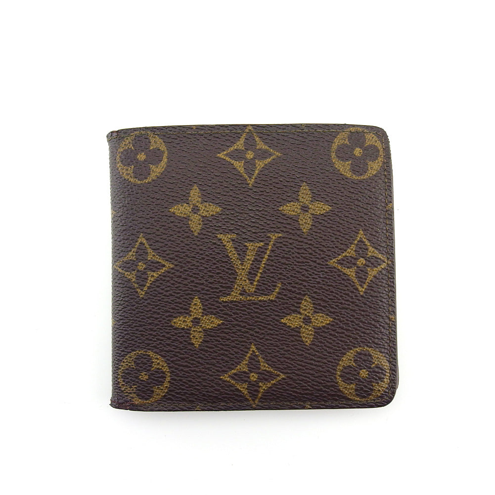 LOUIS VUITTON Bifold Wallet M61665 Brown beige Porte Billets Cartes Crdit Monet
