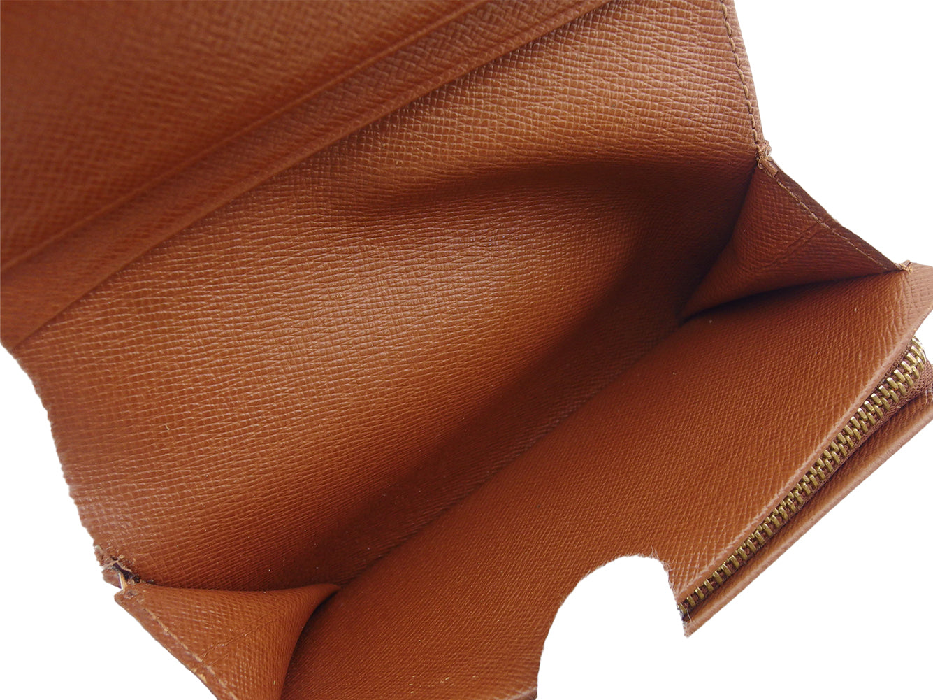 LOUIS VUITTON Long Wallet Purse M61730 Brown beige Portonebi Tresol