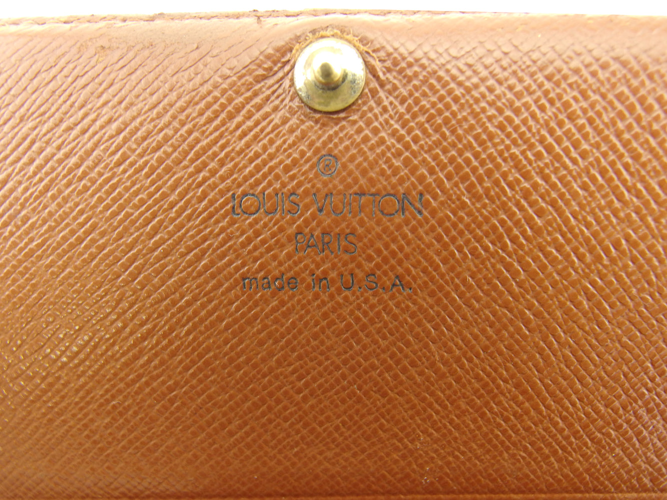 LOUIS VUITTON Long Wallet Purse M61730 Brown beige Portonebi Tresol