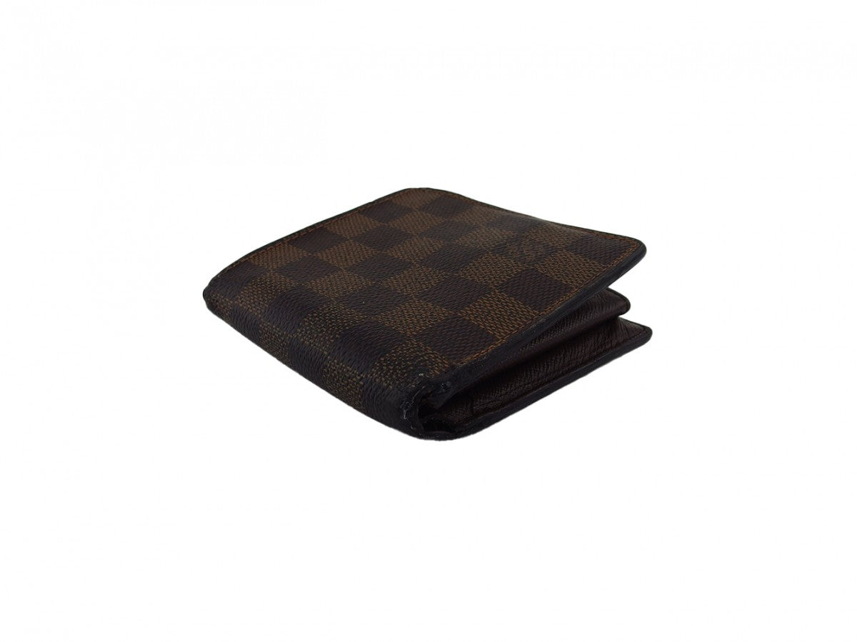 LOUIS VUITTON Bifold Wallet N61665 Brown beige Porte Billets Cartes Crdit Monet